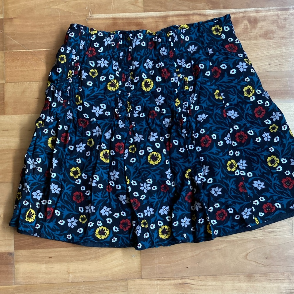 LOFT floral skirt